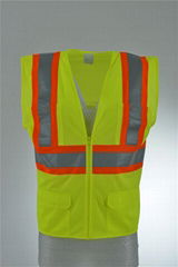 Reflective Vest for Running or Cycling (Women and Men, with Pocket, Ge