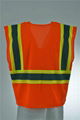 Red Work Wear Hi Viz Executive Safety Waist Vest 4