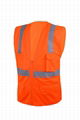 100% Cotton cheap green security safety vest 1