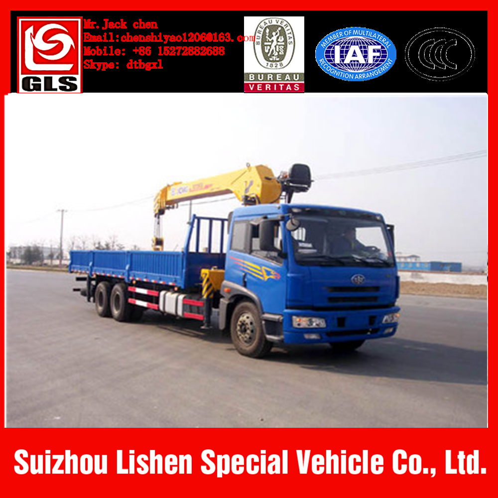 telescopic boom truck mounted crane 3