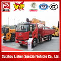 telescopic boom truck mounted crane 1