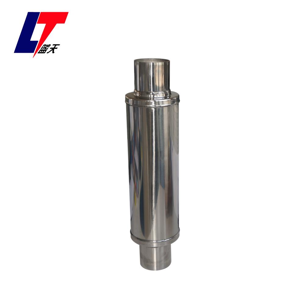 Performance  polished round exhaust car muffler  LT414200P 3