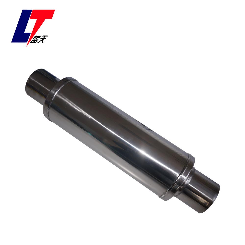 Performance  polished round exhaust car muffler  LT414200P 2