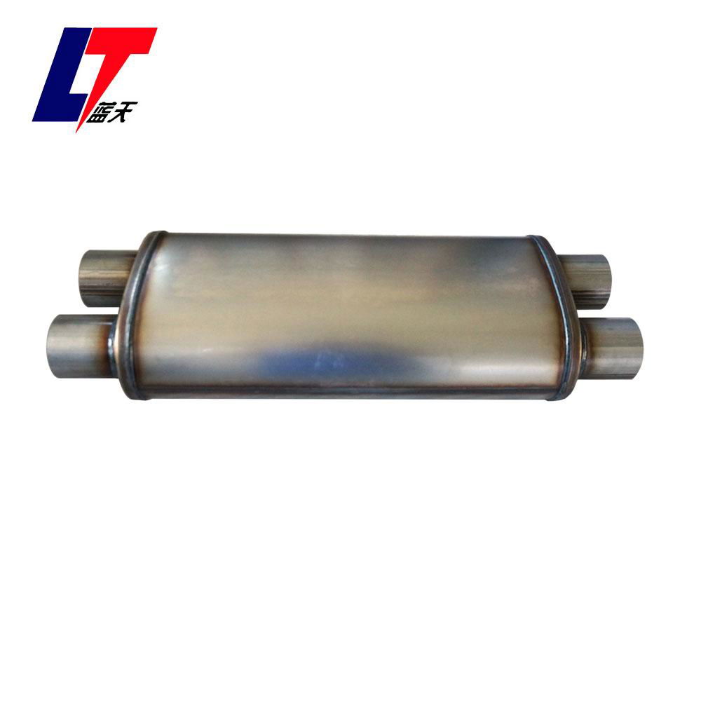 Stainless steel exhaust car muffler LT11249 2