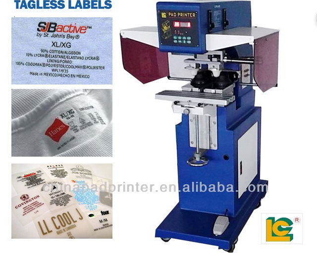 2 color garment tagless pad printer 5