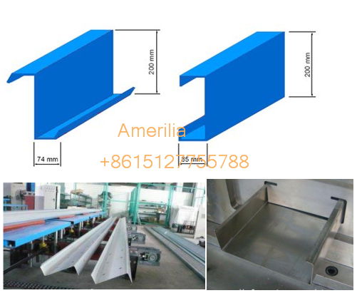 Steel roof purlin roll forming machine 3