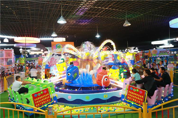 Land Amusement Park Equipment Yehua Whirling Seesaw with Water-Gun Aiming 2