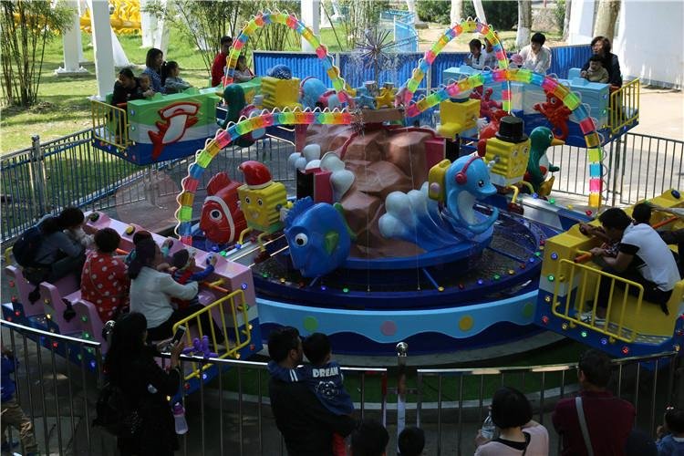 Land Amusement Park Equipment Yehua Whirling Seesaw with Water-Gun Aiming 3