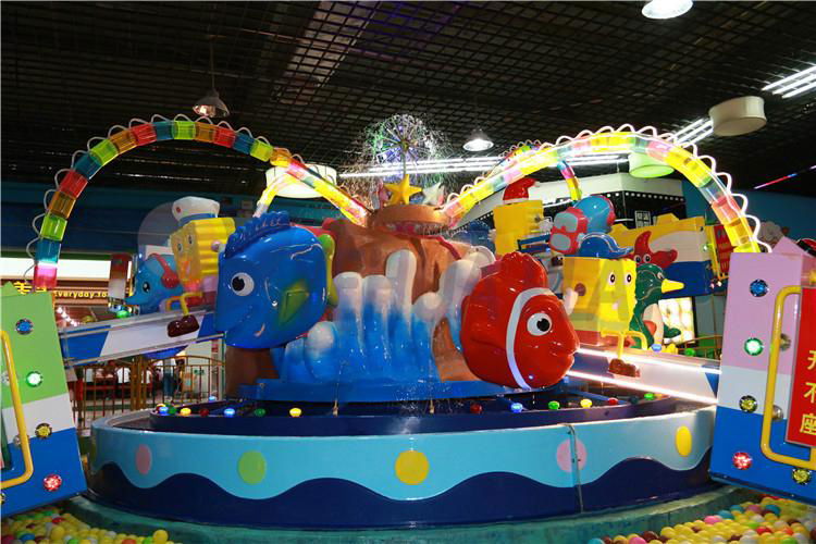 Land Amusement Park Equipment Yehua Whirling Seesaw with Water-Gun Aiming 4