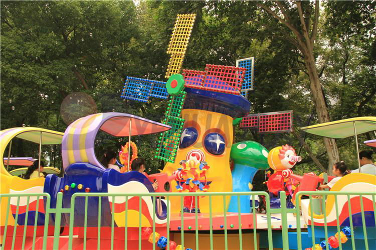 Yehua Amusement Equipment Park Land Play Children Park Play Windmill Kingdom 4