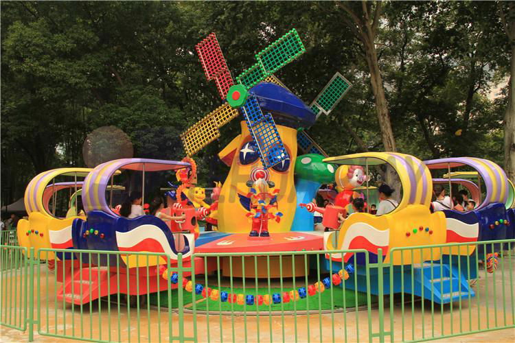 Yehua Amusement Equipment Park Land Play Children Park Play Windmill Kingdom 5