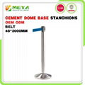 retractable belt crowd control stanchion