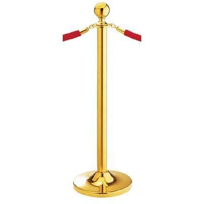 Rope Bollard Queue Stanchion with Cement or Cast Iron Bases 3