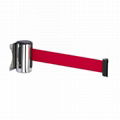 Wall Mounted Retractable Crowd Control Barrier with Colorful Belts