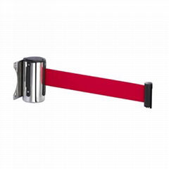 Wall Mounted Retractable Crowd Control Barrier with Colorful Belts