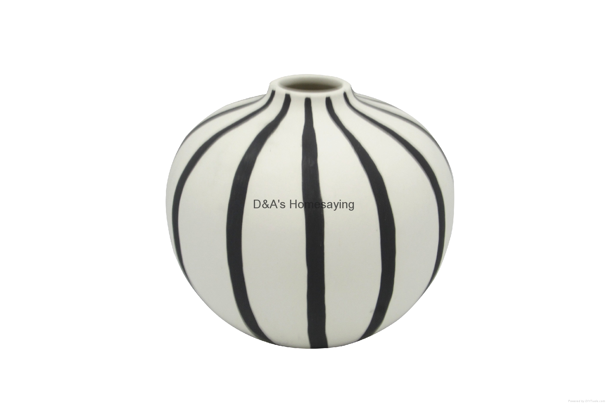 Decorative Hand Painted Ceramic Flower Vase HS0007 D&A‘s Homesaying (China Manufacturer