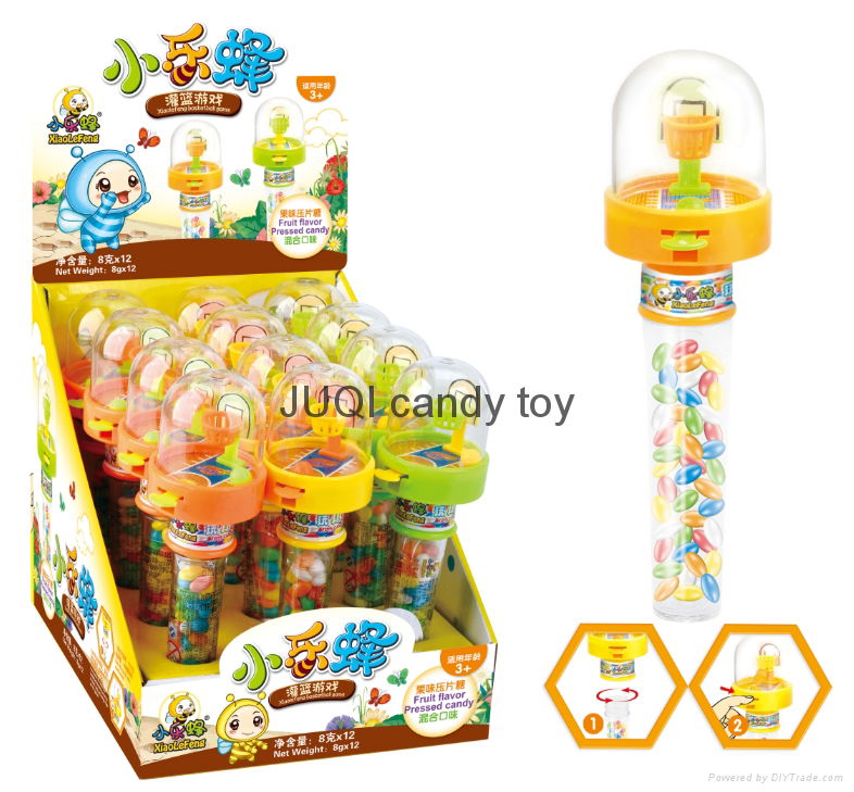 Plastic Material Basketball Toy with Candy Shantou Toys Factory