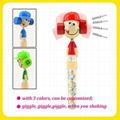 Lovely KID head Wiggle and Giggle Sweet Candy cartoon Toys 2