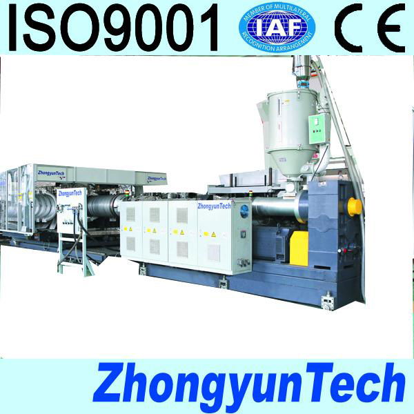 large diamater corrugated pipe extrusion line 2