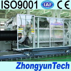 dual wall corrugated pipe machine