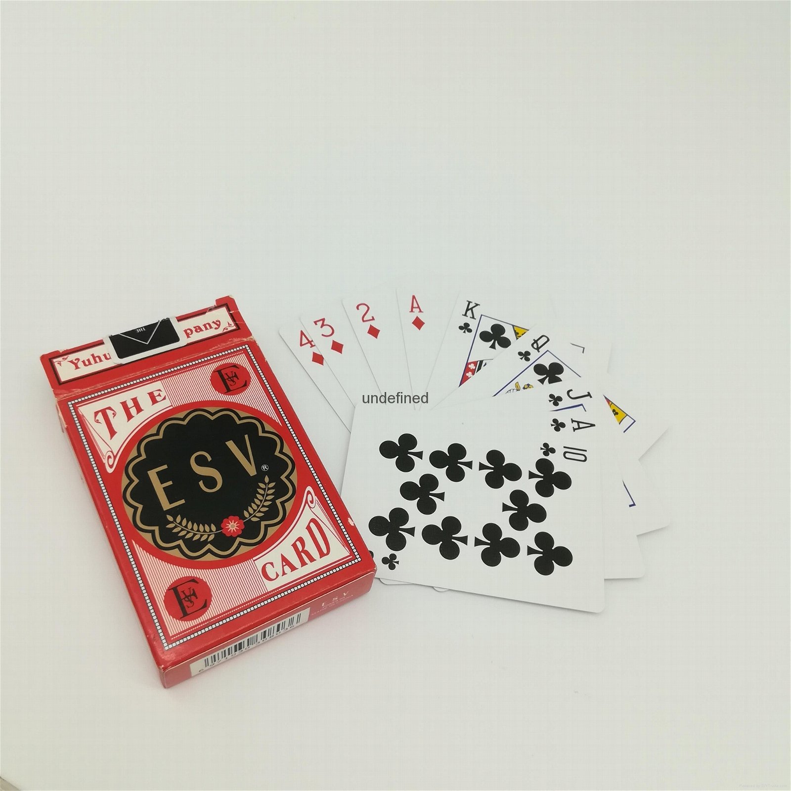 Quality Chinese Greycore Casino Cardstock Paper Pokers 