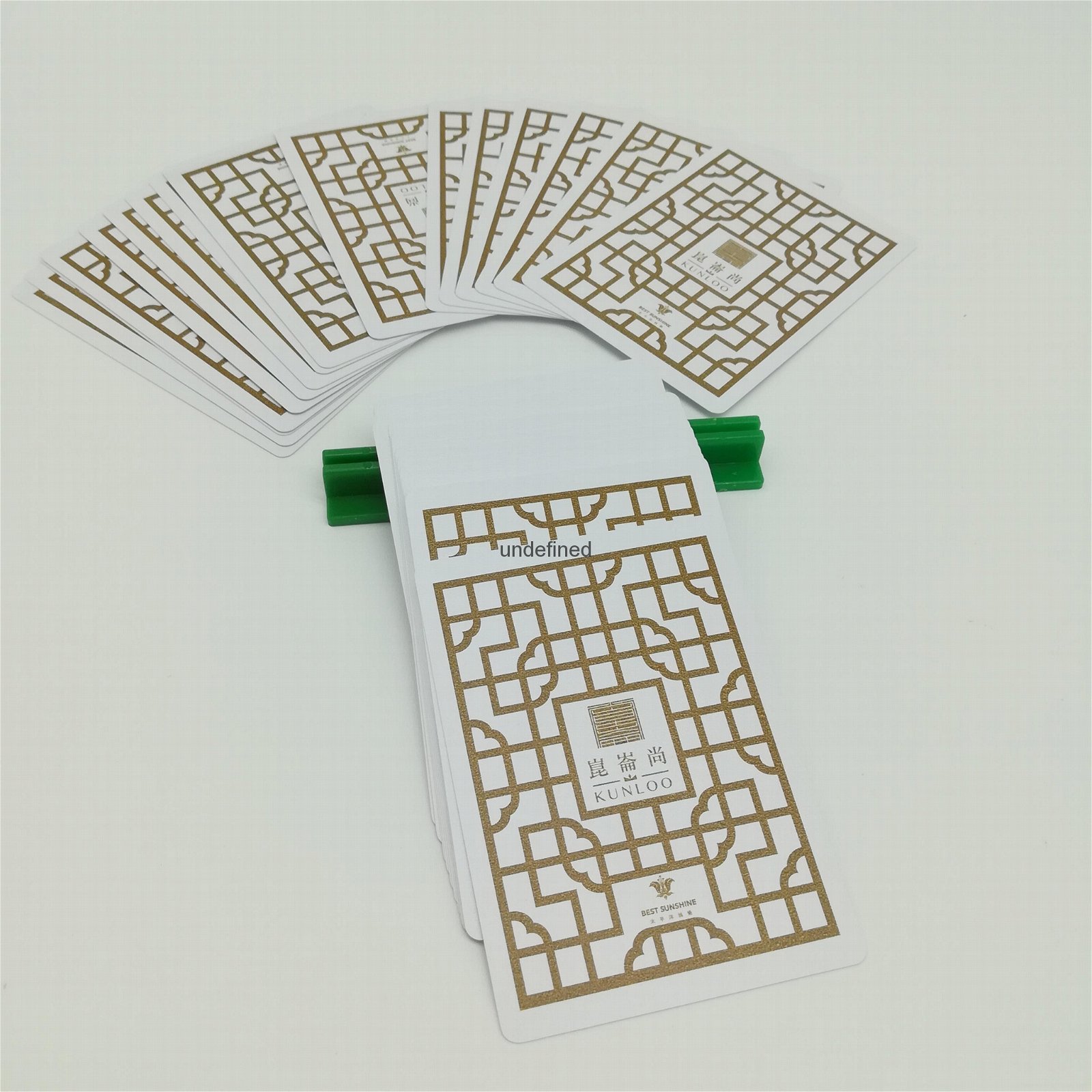 3毫米厚的中国供应商线上生产定制卡牌塑料扑克牌