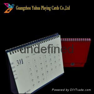 Offset Printing New Design Spiral Binding Paper Table Calendars 13 2