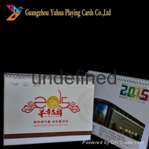 Offset Printing New Design Spiral Binding Paper Table Calendars 13