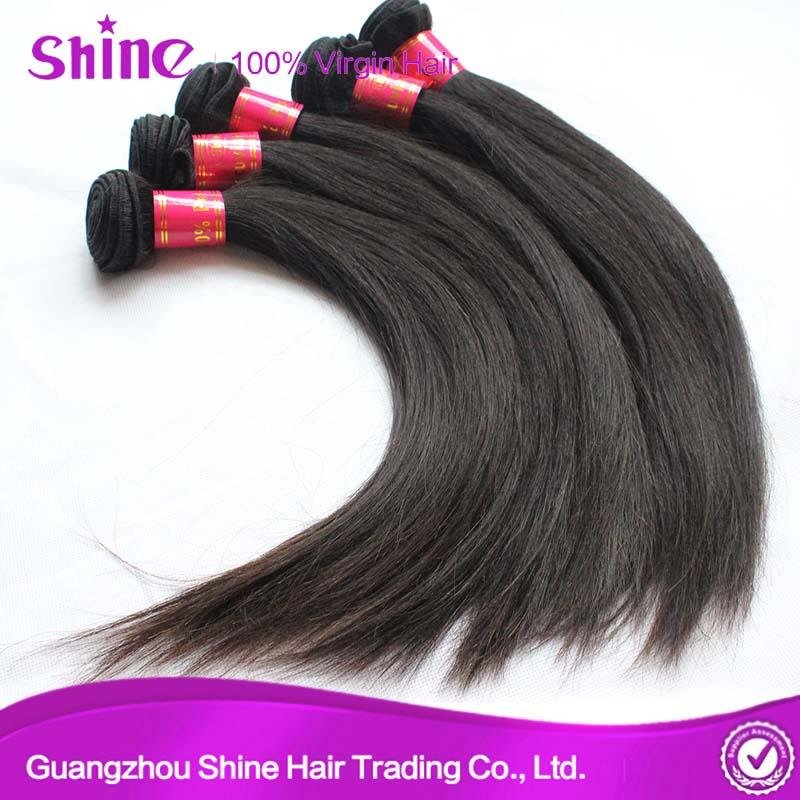 9A High Quality Silky Straight Human Hair Weave 4