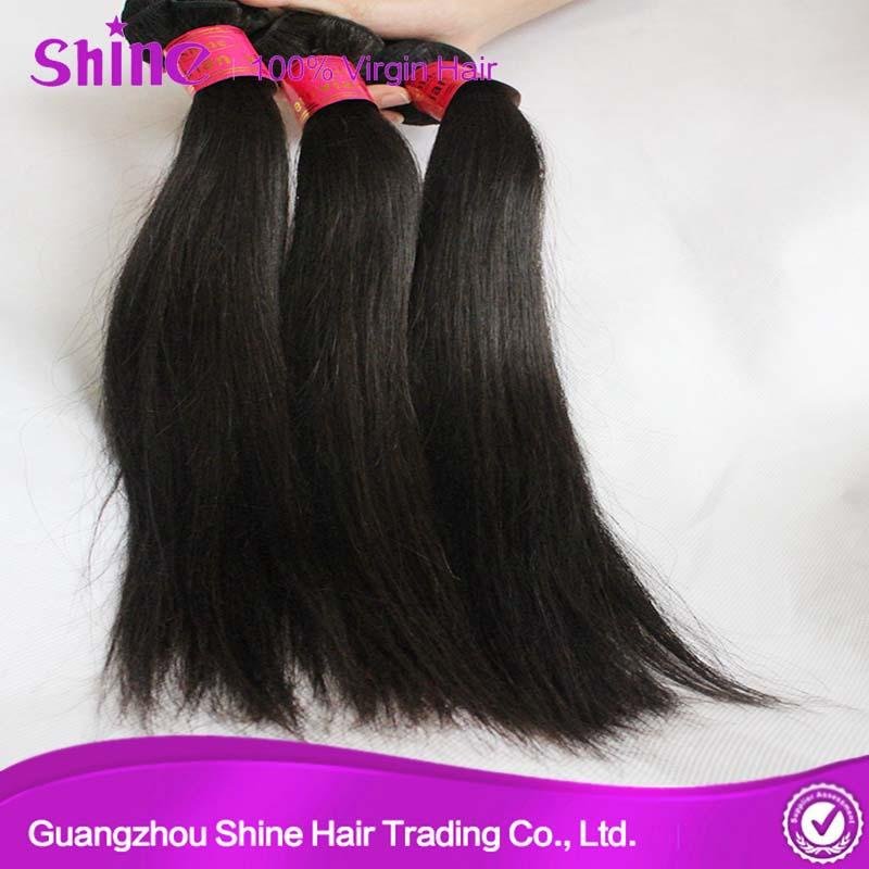 9A High Quality Silky Straight Human Hair Weave 2