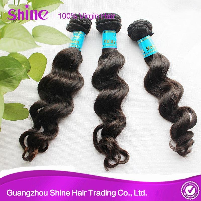Wholesale Virgin Remy Malaysian Wavy Hair Weave Bundles 5