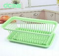 Plastic Dish Drainer Rack Plastic Dish Drainer with Drip Tray Cutlery Holder Kit