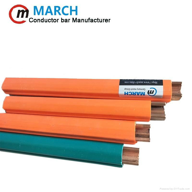 High quality PVC housing Insulated Copper Conductor Bar 3