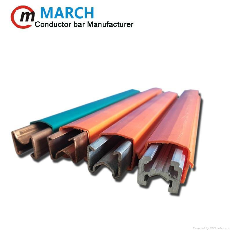 High quality PVC housing Insulated Copper Conductor Bar 4