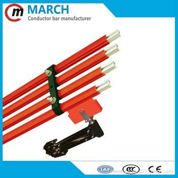 Heavy duty crane pvc supply mobile power Aluminum conductor bus bar 4