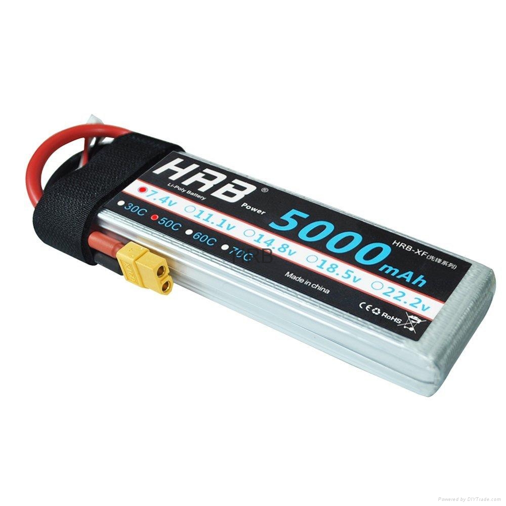 hrb 5000mah 11.1 v 50c