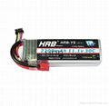 HRB 2 Pack 3S 11.1V 2200mAh 30C RC Lipo