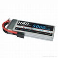 HRB 11.1V 5000mAh 3S 50C-100C Akku LiPo Battery With Traxxas TRX plug  1