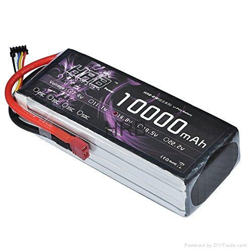 HRB RC LiPo Battery 14.8V 10000mAh 25C Max 50C 4S T Plug For UAV Multi-rotor 