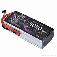 HRB RC LiPo Battery 14.8V 10000mAh 25C Max 50C 4S T Plug For UAV Multi-rotor 