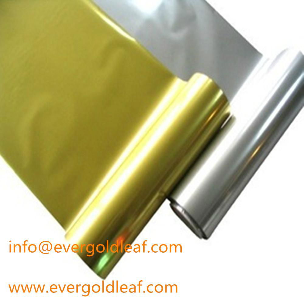 12micron hot stamping foil for paper with standard size 0.64*120m