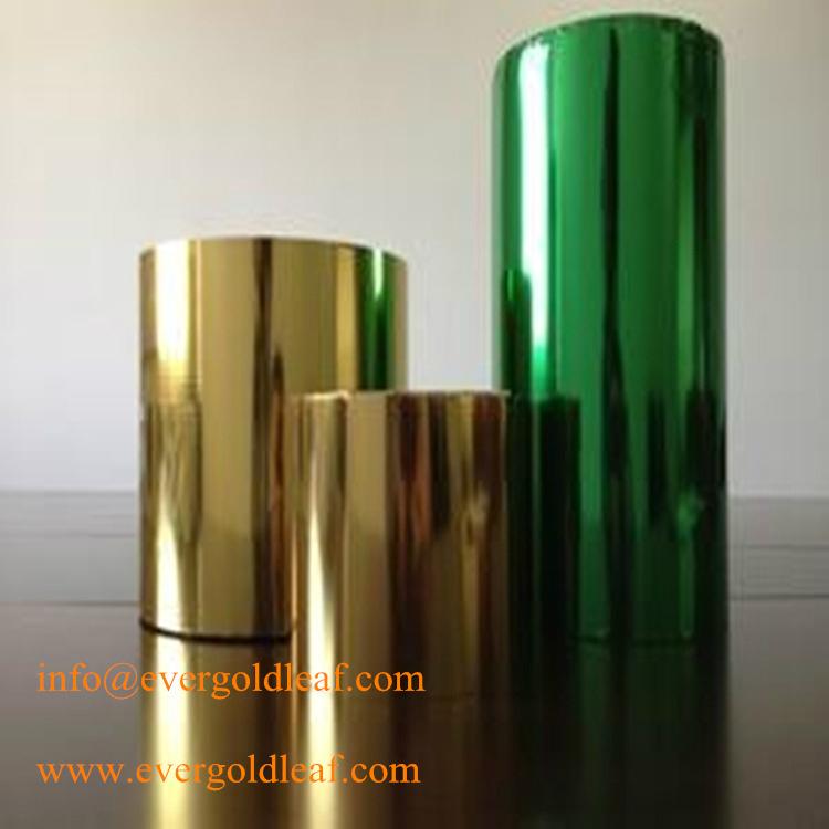 12micron hot stamping foil for paper with standard size 0.64*120m 2