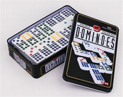 Double 9 Dominoes Set In Tin Box