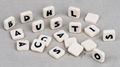 Educational Plastic Enghlish Letters Dice For Child 3