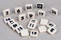 Educational Plastic Enghlish Letters Dice For Child 2