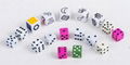 Educational Plastic Enghlish Letters Dice For Child 1