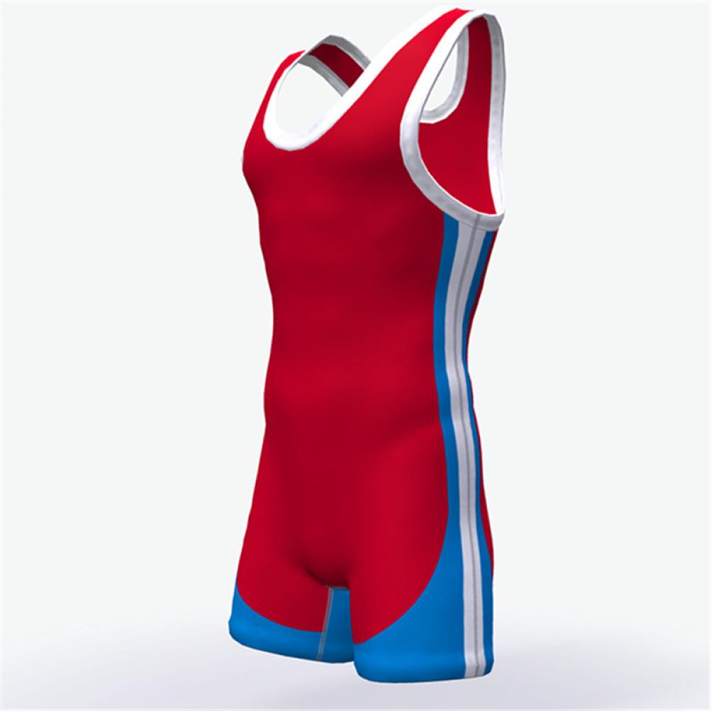 Custom high cut sublimated youth wrestling singlet