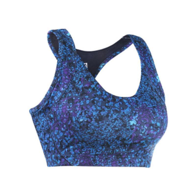 Customized full printing yoga cropped top bra 2
