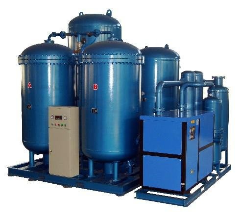 Oxygen generator for industrial boiler combustion