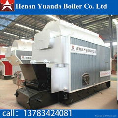 Henan Yuanda DZL model chain grate coal fired steam boiler